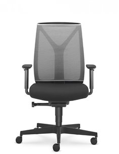 Кресло LD SEATING LEAF 503-SYA эргономичное, черный корпус 2