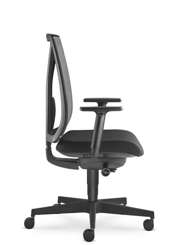 Кресло LD SEATING LEAF 503-SYA эргономичное, черный корпус