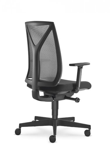Кресло LD SEATING LEAF 503-SYA эргономичное, черный корпус