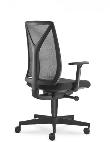 Кресло LD SEATING LEAF 503-SYA эргономичное, черный корпус