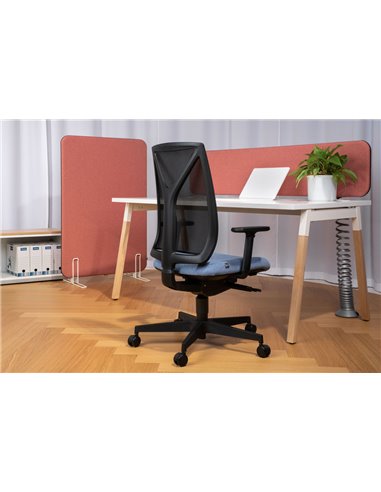 Кресло LD SEATING LEAF 503-SYA эргономичное, черный корпус