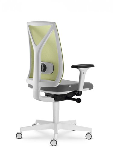 Кресло LD SEATING LEAF 504-SYA эргономичное, белый корпус