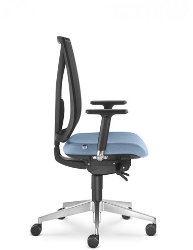Кресло LD SEATING LEAF 503-SYS  эргономичное, черный корпус