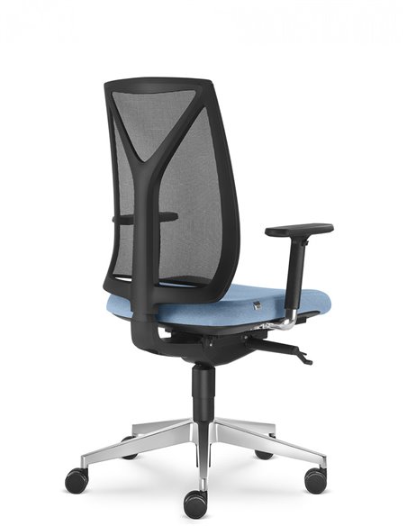 Кресло LD SEATING LEAF 503-SYS  эргономичное, черный корпус