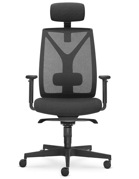 Кресло LD SEATING LEAF 503-SY, HO эргономичное, черный корпус