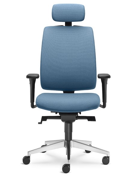 Кресло LD SEATING LEAF 500-SYS, HO эргономичное, черный корпус
