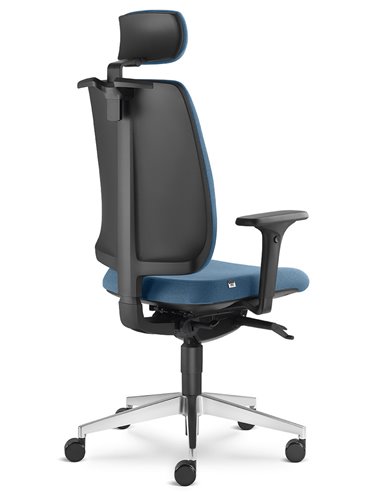 Кресло LD SEATING LEAF 500-SYS, HO эргономичное, черный корпус