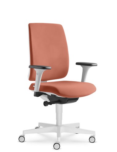 Крісло LD SEATING LEAF 501-SYA ергономічне, білий корпус