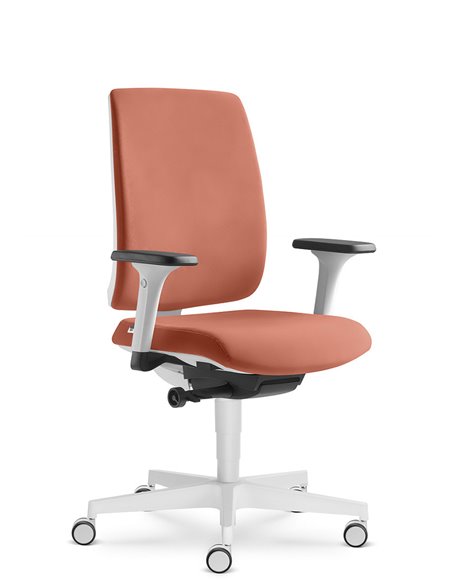Крісло LD SEATING LEAF 501-SYA ергономічне, білий корпус