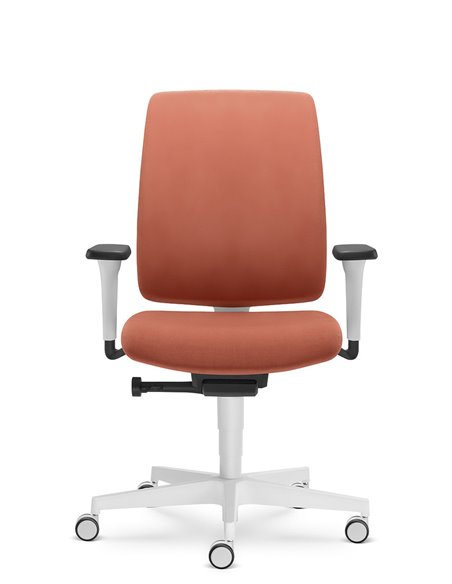 Крісло LD SEATING LEAF 501-SYA ергономічне, білий корпус