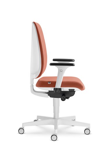 Крісло LD SEATING LEAF 501-SYA ергономічне, білий корпус