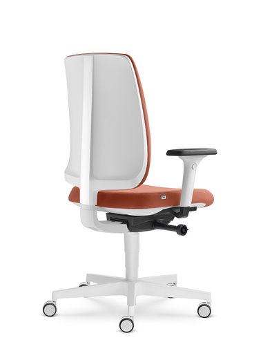 Крісло LD SEATING LEAF 501-SYA ергономічне, білий корпус