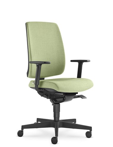Кресло LD SEATING LEAF 500-SYS эргономичное, черный корпус