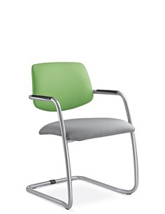 Кресло LD SEATING THEO@ 262-Z-N2 для посетителей, на полозьях
