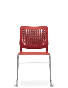 Кресло LD SEATING TIME 160-Q-N4 для посетителей, на полозьях 2