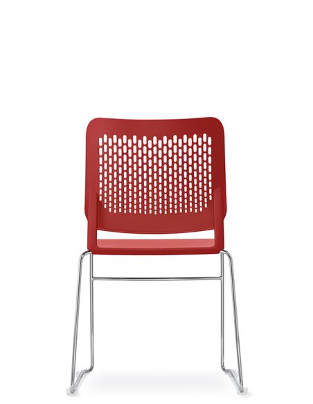 Кресло LD SEATING TIME 160-Q-N4 для посетителей, на полозьях