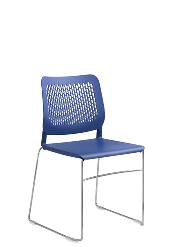 Кресло LD SEATING TIME 160-Q-N4 для посетителей, на полозьях