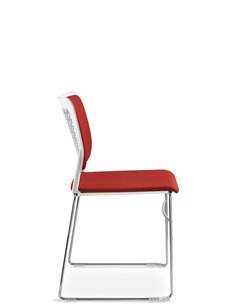 Кресло LD SEATING TIME 162-Q-N4 для посетителей, на полозьях 2