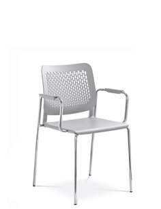 Кресло LD SEATING TIME 170-N4, BR для посетителей, на ножках