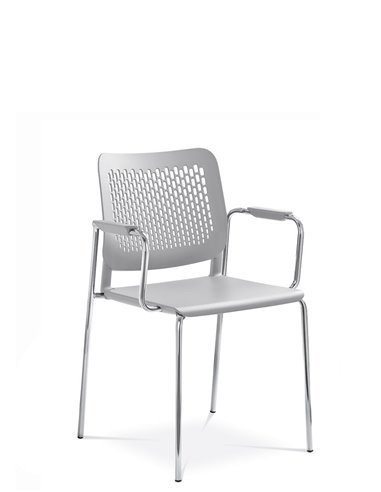 Кресло LD SEATING TIME 170-N4, BR для посетителей, на ножках
