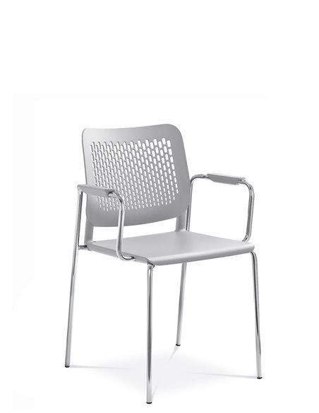 Кресло LD SEATING TIME 170-N4, BR для посетителей, на ножках