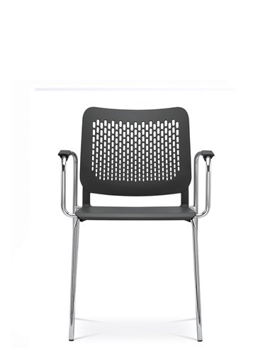 Кресло LD SEATING TIME 170-N4, BR для посетителей, на ножках