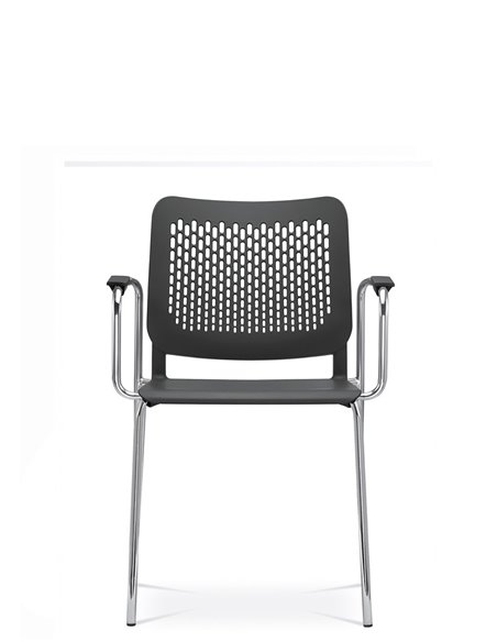 Кресло LD SEATING TIME 170-N4, BR для посетителей, на ножках