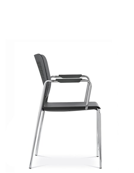 Кресло LD SEATING TIME 170-N4, BR для посетителей, на ножках