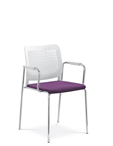 Кресло LD SEATING TIME 171-N4, BR для посетителей, на ножках