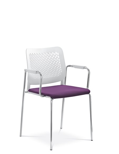 Кресло LD SEATING TIME 171-N4, BR для посетителей, на ножках