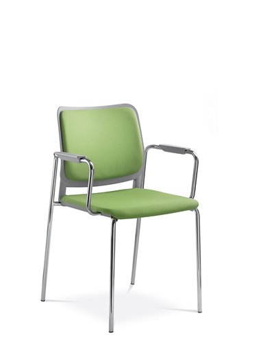 Кресло LD SEATING TIME 172-N4, BR для посетителей, на ножках