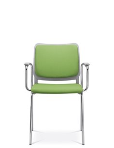 Кресло LD SEATING TIME 172-N4, BR для посетителей, на ножках 2