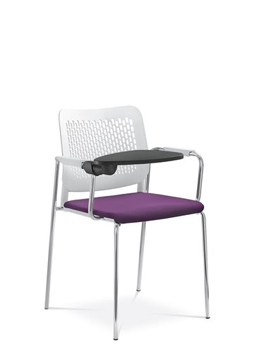 Кресло LD SEATING TIME 171-N4, BR+TP для аудиторий, с откидным  столиком