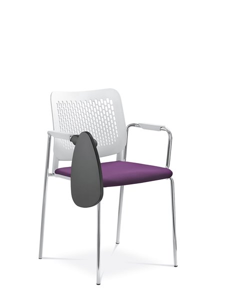 Кресло LD SEATING TIME 171-N4, BR+TP для аудиторий, с откидным  столиком