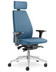 Кресло LD SEATING ALVA 330 SYS-N6, HO эргономичное, с высокой спинкой
