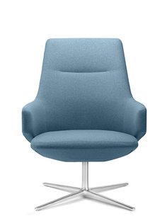 Кресло LD SEATING MELODY LOUNGE ML-L, N6 тканевое, со средней спинкой 2