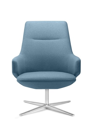 Кресло LD SEATING MELODY LOUNGE ML-L, N6 тканевое, со средней спинкой