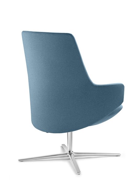 Кресло LD SEATING MELODY LOUNGE ML-L, N6 тканевое, со средней спинкой