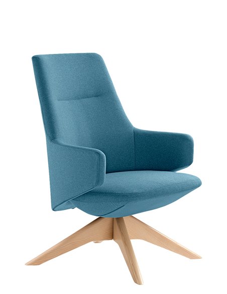 Кресло LD SEATING MELODY LOUNGE ML-L, FW тканевое, со средней спинкой