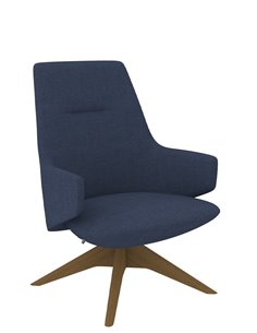 Кресло LD SEATING MELODY LOUNGE ML-L, FW тканевое, со средней спинкой 2