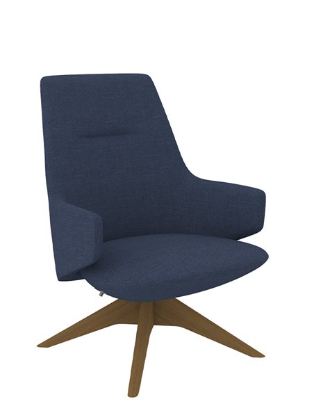 Кресло LD SEATING MELODY LOUNGE ML-L, FW тканевое, со средней спинкой