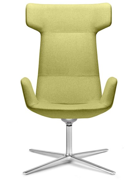 Кресло LD SEATING FLEXI LOUNGE FL-XL-BR-RA, N6 тканевое, с высокой спинкой