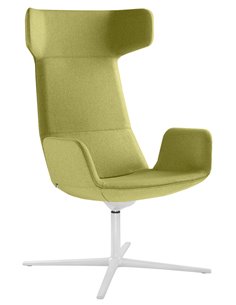 Кресло LD SEATING FLEXI LOUNGE FL-XL-BR, N0 тканевое, с высокой спинкой
