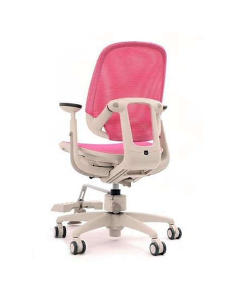 Крісло DUOREST DuoFlex Junior Mesh підліткове, ортопедичне, колір рожевий
