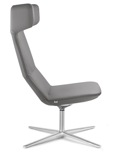 Кресло LD SEATING FLEXI LOUNGE FL-XL, N6 тканевое, с высокой спинкой