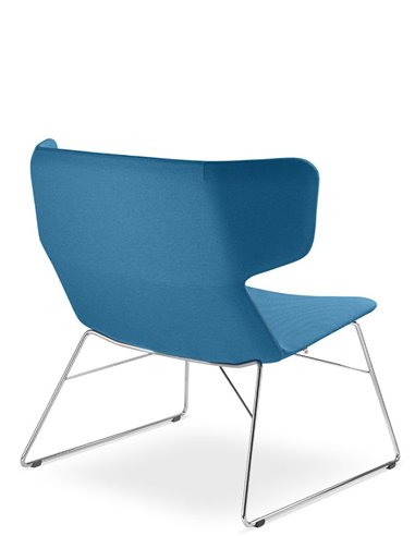 Кресло LD SEATING FLEXI LOUNGE FL-LQ-N4 для посетителей, на полозьях