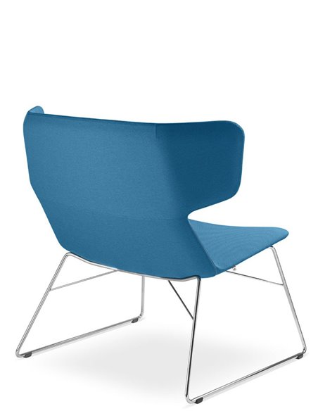 Кресло LD SEATING FLEXI LOUNGE FL-LQ-N4 для посетителей, на полозьях