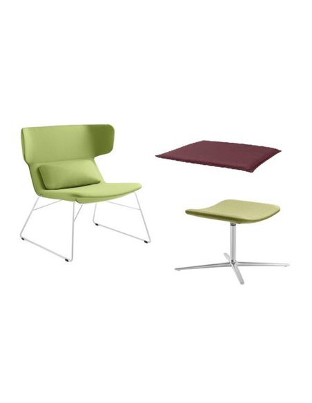 Оттоманка для ног LD SEATING FLEXI LOUNGE FL-T, N6