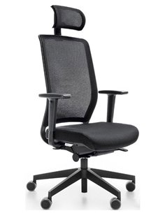 Кресло PROFIM VERIS NET (110 SFL BLACK P54PU), эргономичное