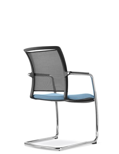 Кресло LD SEATING LOOK 272-Z для посетителей, на полозьях